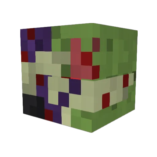 CatbotYT Minecraft avatar head, 3D render