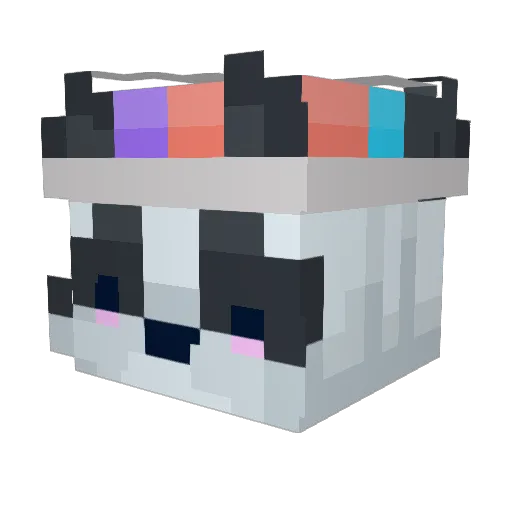 CatboyCrypt Minecraft avatar head, 3D render