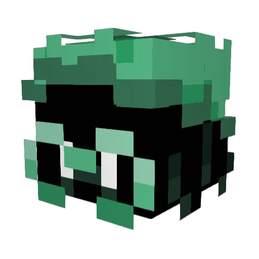 Catboy_Maxxing Minecraft avatar head, 3D render
