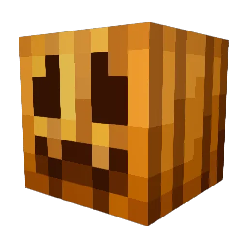 Catcheee Minecraft avatar head, 3D render