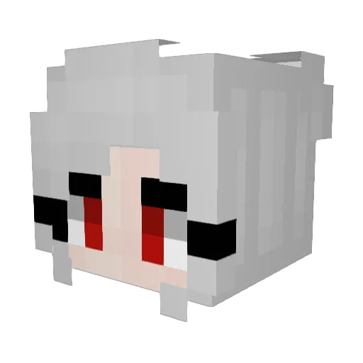 CatcoatGames Minecraft avatar head, 3D render