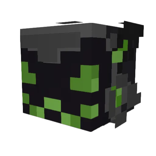 CatdagamaYT Minecraft avatar head, 3D render