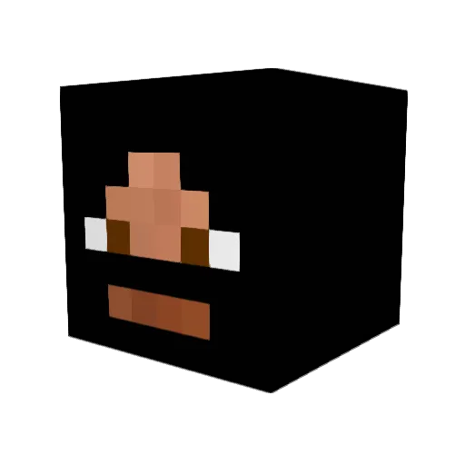 Catdog1978 Minecraft avatar head, 3D render