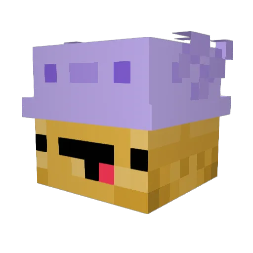 Caterpie254 Minecraft avatar head, 3D render