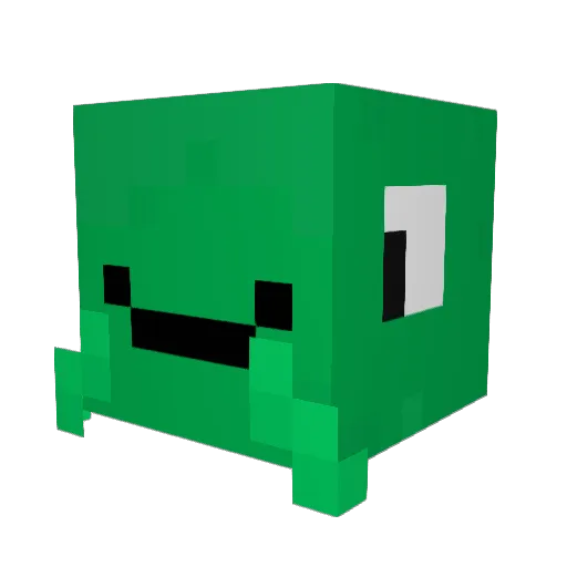 CatfisHuman Minecraft avatar head, 3D render