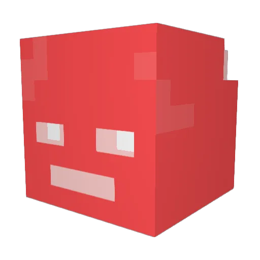 Cathead1520 Minecraft avatar head, 3D render