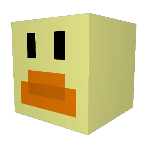 CatherineW101 Minecraft avatar head, 3D render
