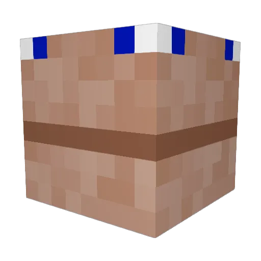 CatholicBeans Minecraft avatar head, 3D render