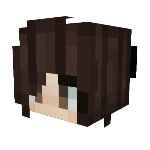 CathyDevil Minecraft avatar head, 3D render