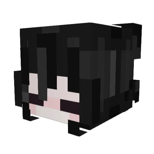 CatisPog Minecraft avatar head, 3D render