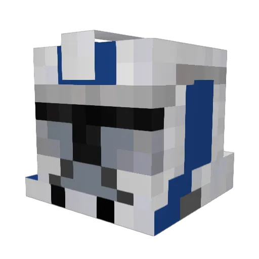 Catlisto Minecraft avatar head, 3D render