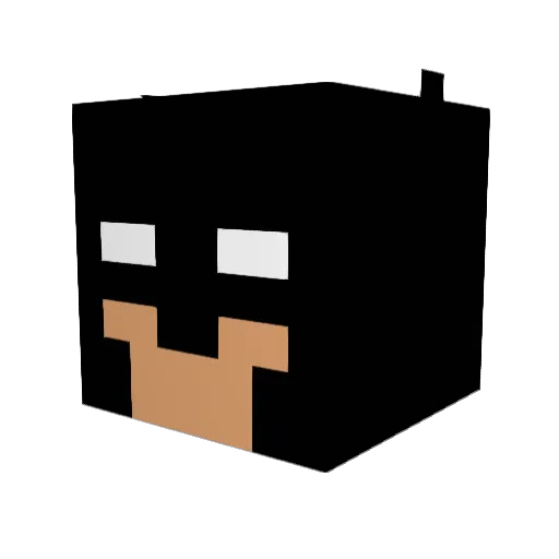 CatlyBob Minecraft avatar head, 3D render