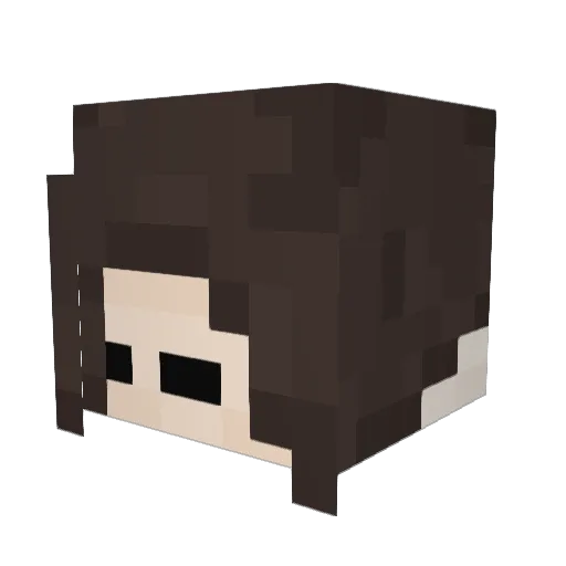 Catopus_ Minecraft avatar head, 3D render