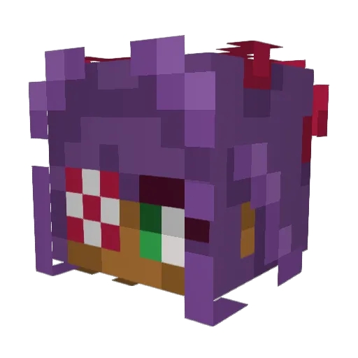 Catra03 Minecraft avatar head, 3D render