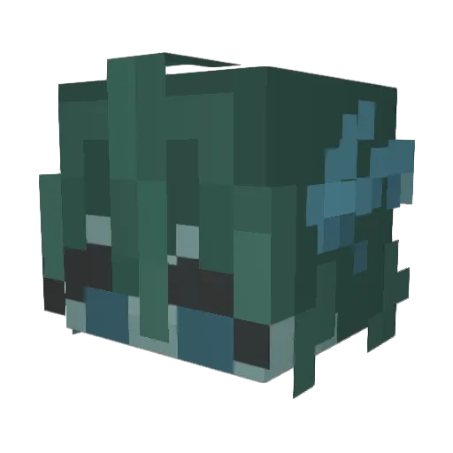 Catrinformation Minecraft avatar head, 3D render