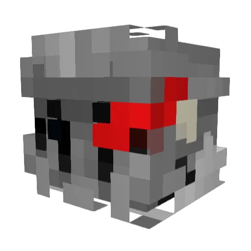 Catsontuesdays Minecraft avatar head, 3D render
