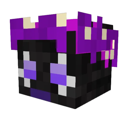 Catteser Minecraft avatar head, 3D render