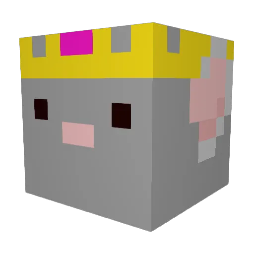 Catto_facto13 Minecraft avatar head, 3D render