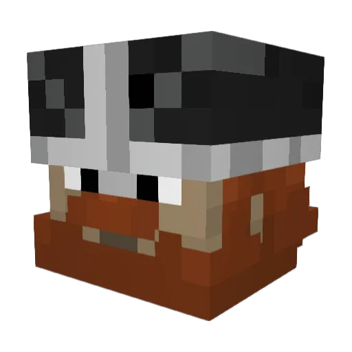 Cattog66 Minecraft avatar head, 3D render
