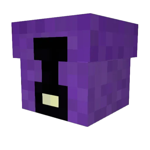 Caturday Minecraft avatar head, 3D render