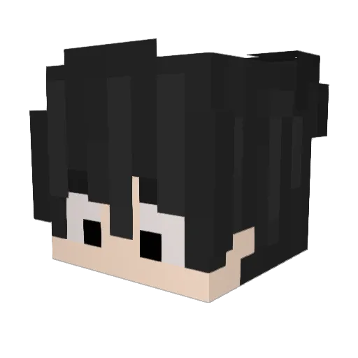Catxwz Minecraft avatar head, 3D render