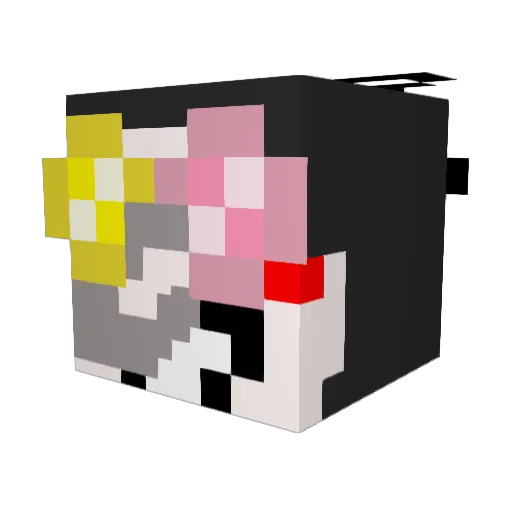 Catycon2501 Minecraft avatar head, 3D render