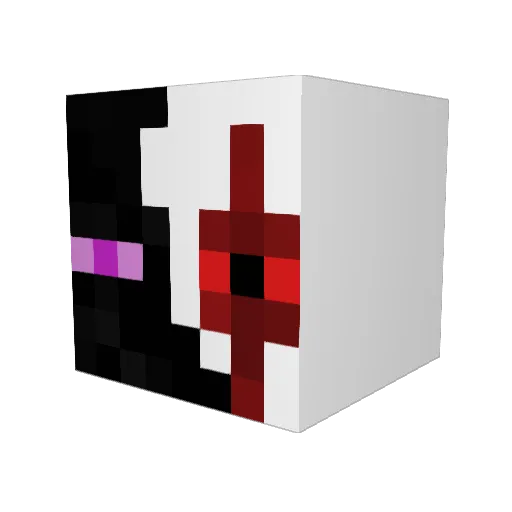 Catycorn3690 Minecraft avatar head, 3D render