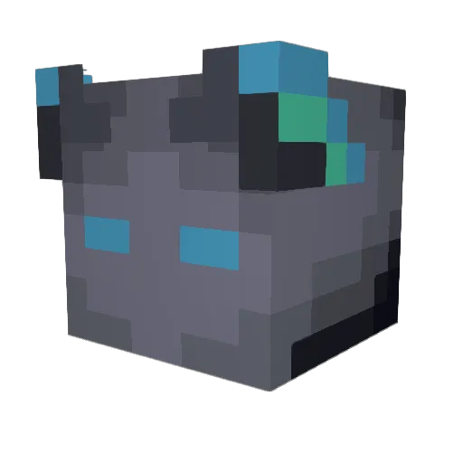 Catz7 Minecraft avatar head, 3D render