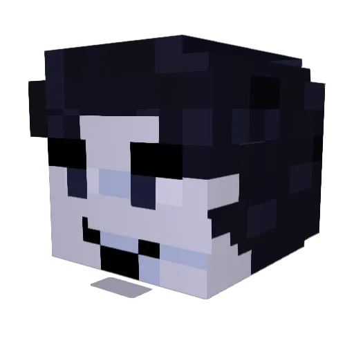 CatzYumz Minecraft avatar head, 3D render