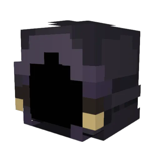 CatzillaKung Minecraft avatar head, 3D render