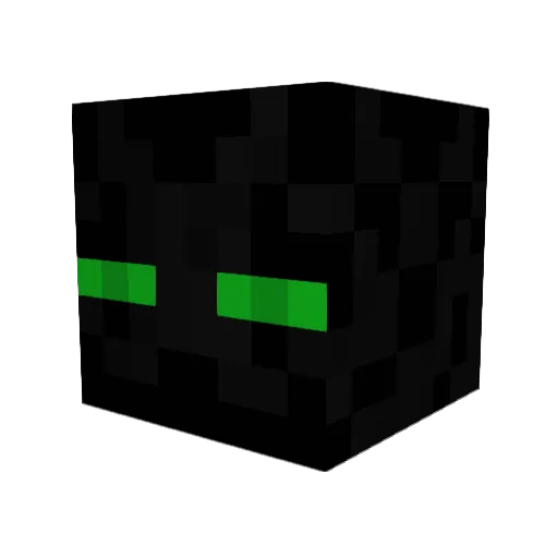 Cau1drons Minecraft avatar head, 3D render