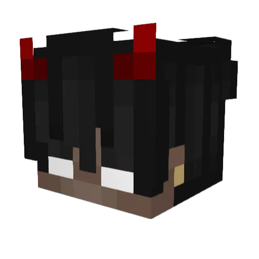 CauaDelass Minecraft avatar head, 3D render