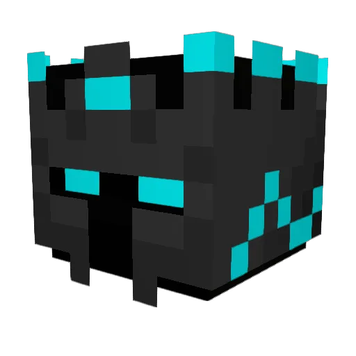 Cauldron01 Minecraft avatar head, 3D render