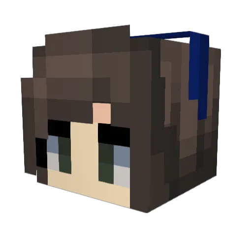 Cause_Key Minecraft avatar head, 3D render