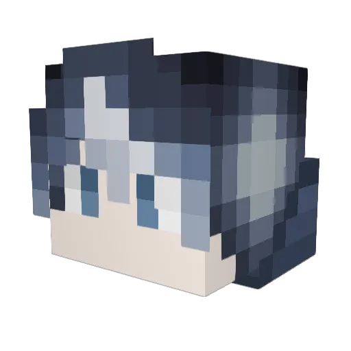 Causita_PE Minecraft avatar head, 3D render