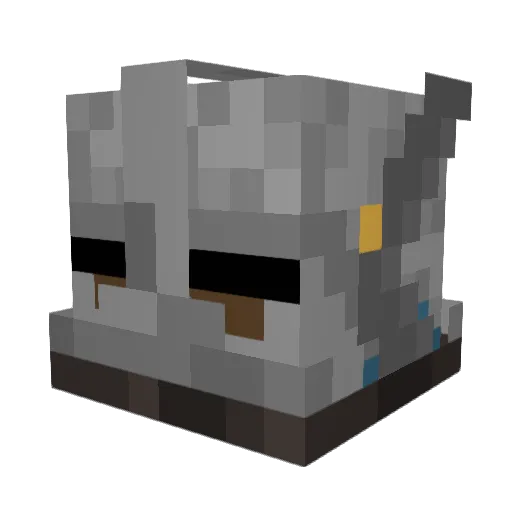 CavalierVase84 Minecraft avatar head, 3D render