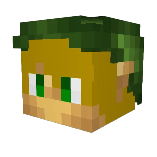 Cavaliere1712 Minecraft avatar head, 3D render