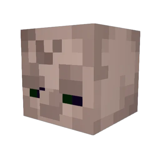 Cavar2003 Minecraft avatar head, 3D render