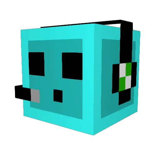 CaveSpider99 Minecraft avatar head, 3D render