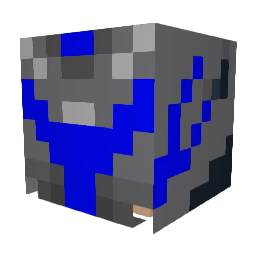 Caveraider025 Minecraft avatar head, 3D render