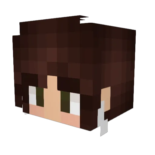 CawolBear Minecraft avatar head, 3D render