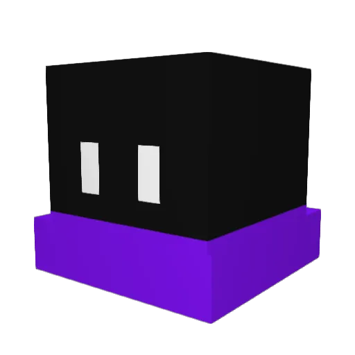 CaxPoP_xD Minecraft avatar head, 3D render
