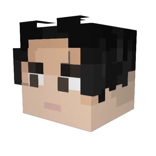 Cay_79 Minecraft avatar head, 3D render