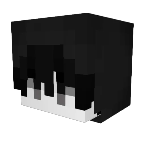 Cayanity Minecraft avatar head, 3D render