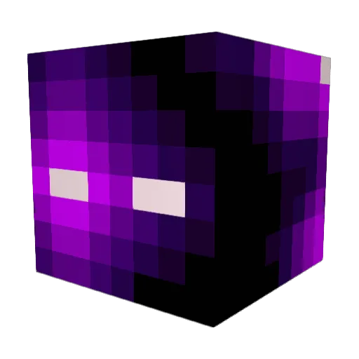 Cayble Minecraft avatar head, 3D render