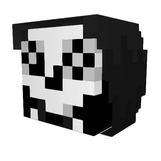 Caydem_ Minecraft avatar head, 3D render