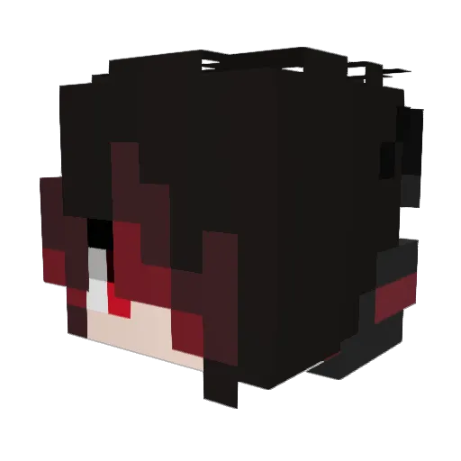Caydems Minecraft avatar head, 3D render