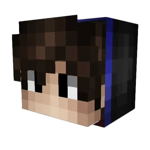 CaydenClarkeee Minecraft avatar head, 3D render