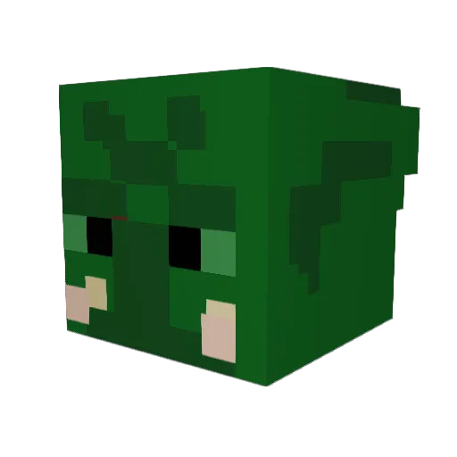 CaydenMoney Minecraft avatar head, 3D render