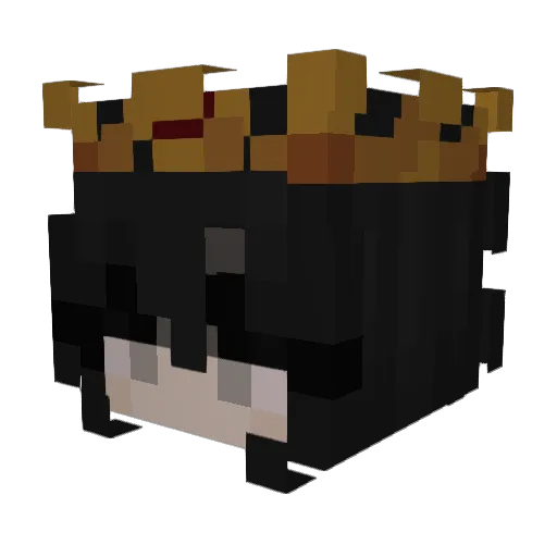 Cayen_ Minecraft avatar head, 3D render
